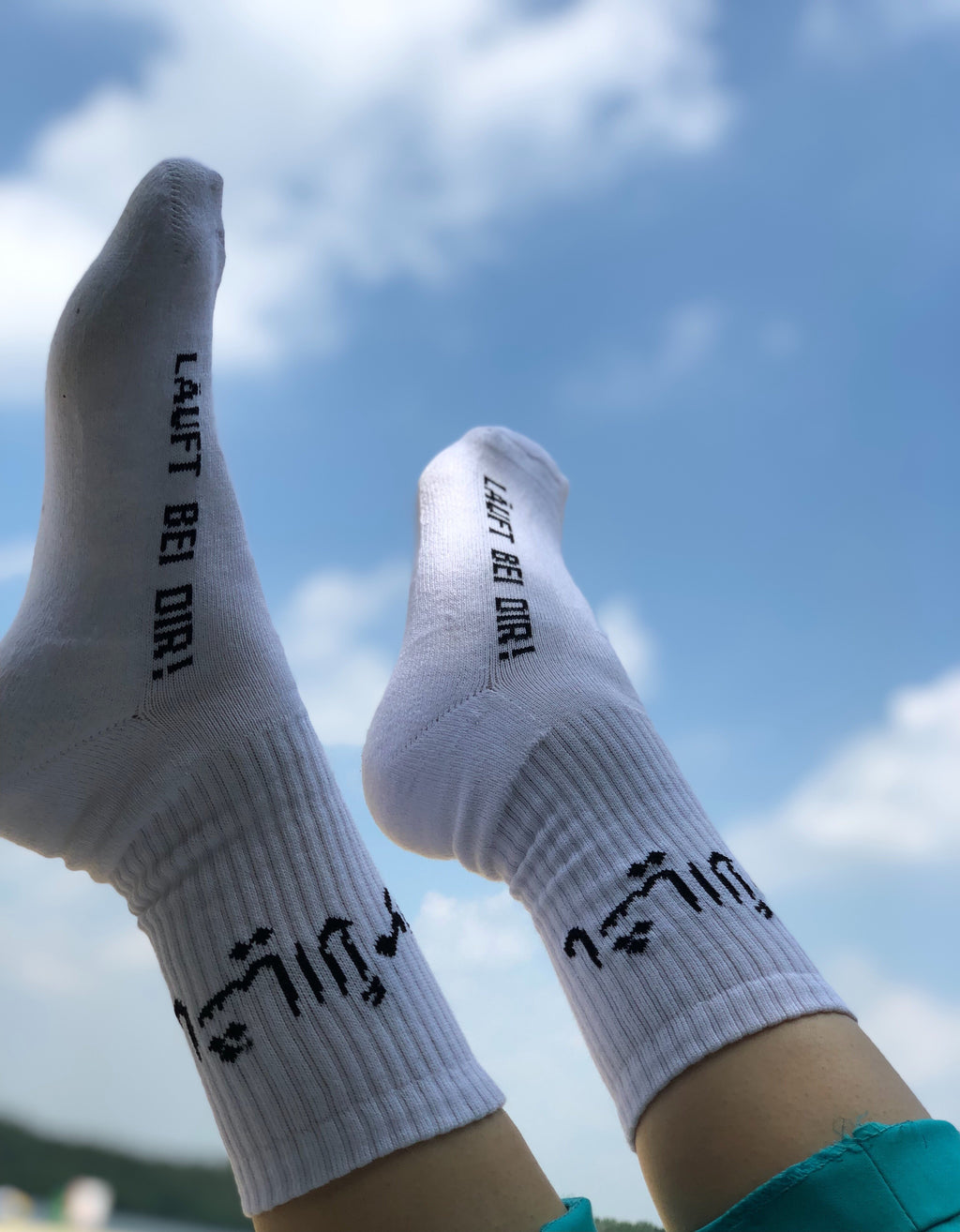 "Läuft bei dir" Socken