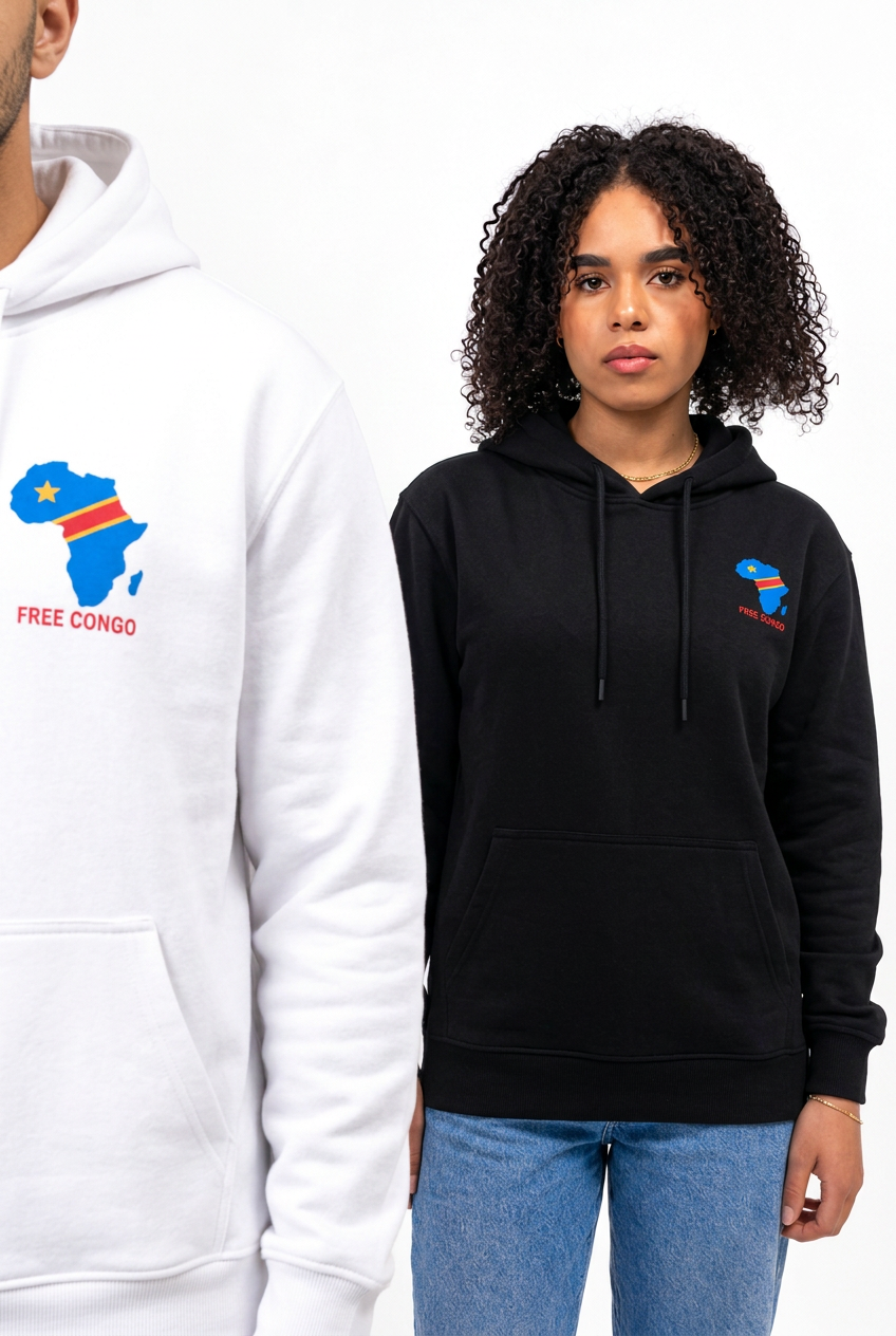 Free-Congo-Hoodies mit angepasstem Schnitt