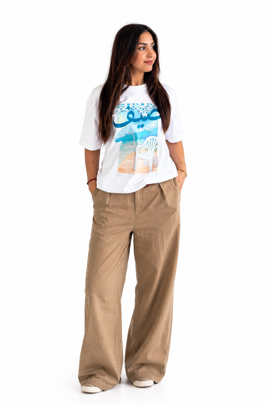 Sommer Shirt Vorderseite frontal Studio