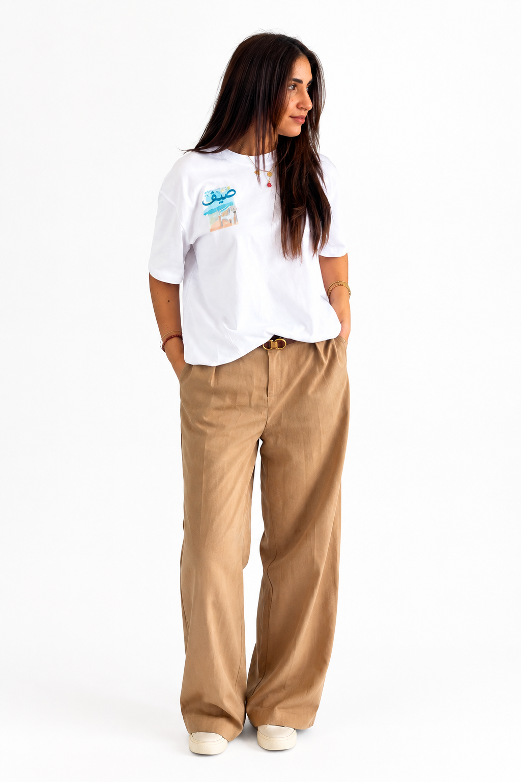 Sommer Shirt Vorderseite seitlich Studio