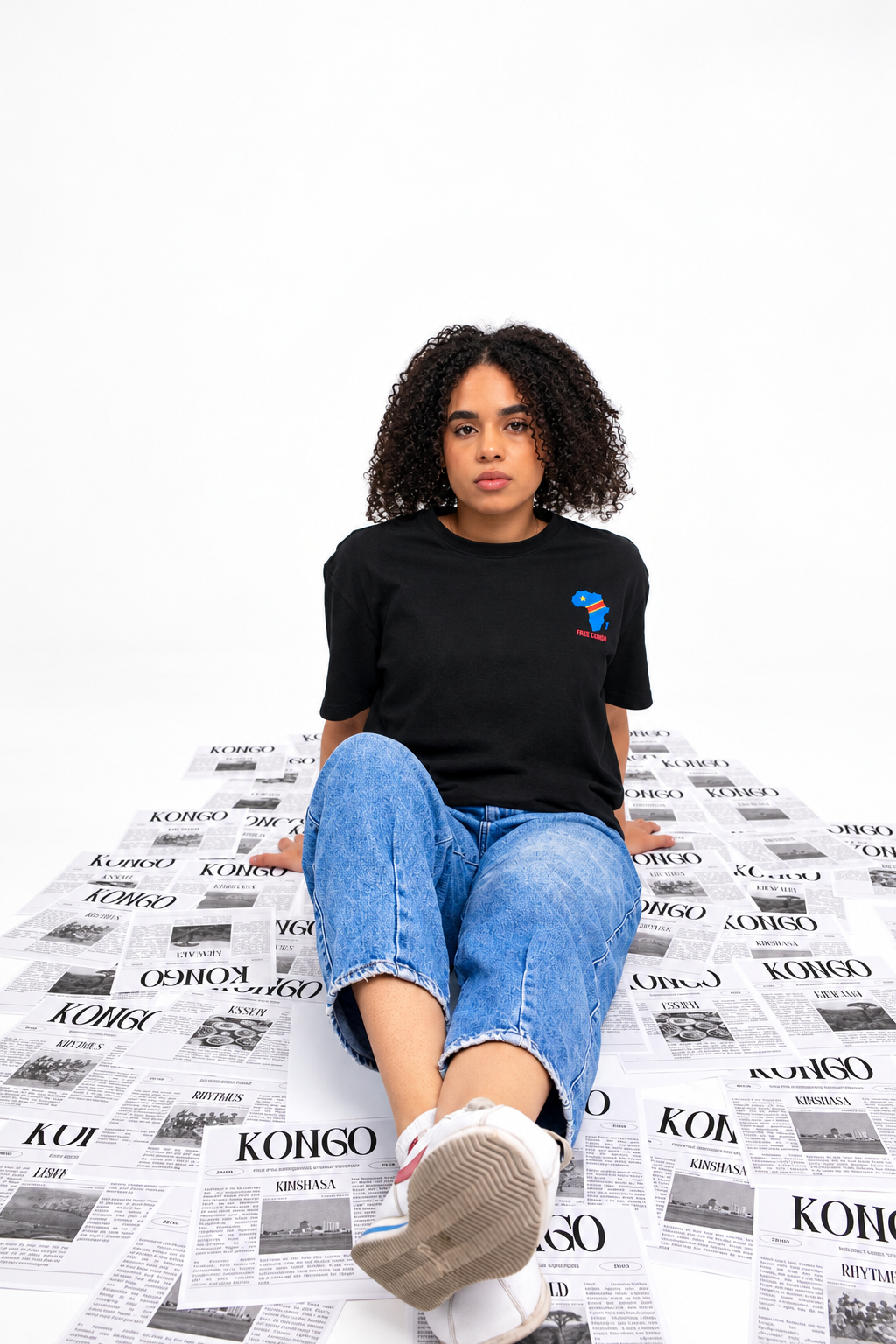 Free Congo Shirt Schwarz Boden