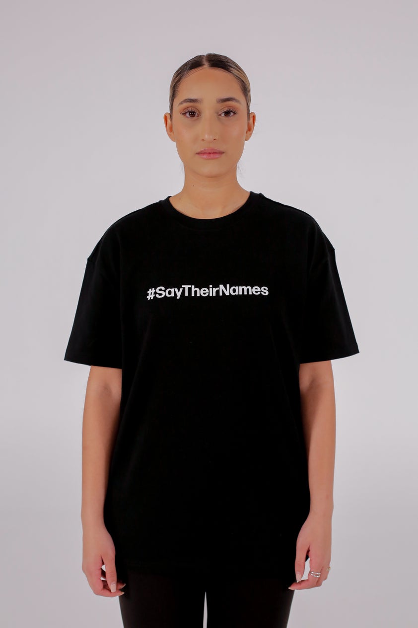 #SayTheirNames Oversize Shirt